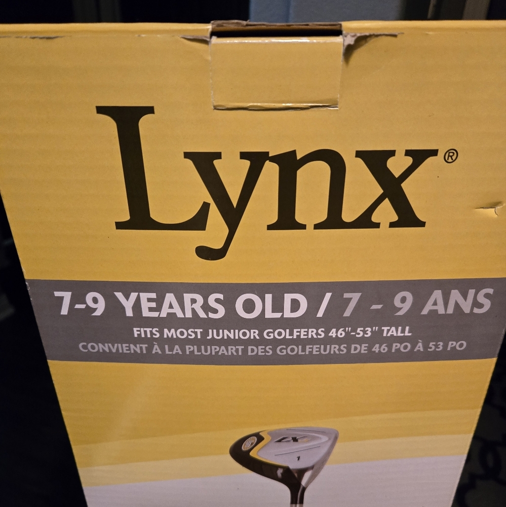 Lynx jr golf clubs